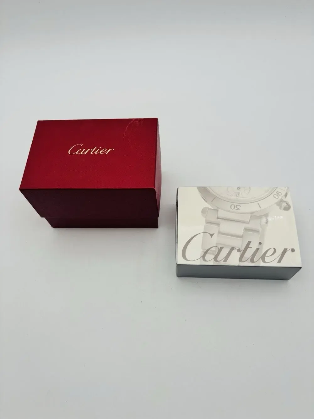 Branded Cartiér Red Empty Jewelry Box Set with Certificate & Outer Box VG Cond